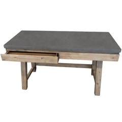 Stony 140cm Computer Writing Desk with Concrete Top - Grey Furniture > Office V315-V-CHAR-033 Online Furniture