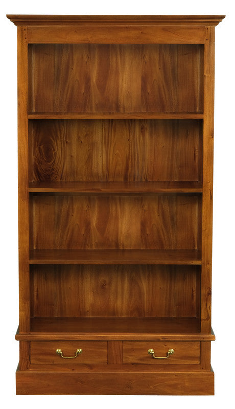 Tasmania 2 Drawer Bookcase (Light Pecan) Home & Garden > Home & Garden Others V199-BC002PNLP Online Furniture