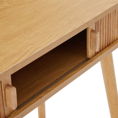 Tate Column Desk in Natural Furniture > Office V80-TATE-D120-OAK Online Furniture