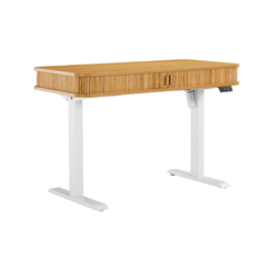 Tate Electric Height Adjustable Desk Furniture > Office V80-TATE-ED120-OAK-WHT Online Furniture