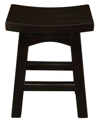 Tokyo Solid Mahogan Timber Footstool (Chocolate) Furniture > Bar Stools & Chairs > Table & Bar Stools V199-BR048WDC Online Furniture