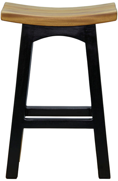 Tokyo Timber Kitchen Counter Stool (Black Caramel) Furniture > Bar Stools & Chairs > Table & Bar Stools V199-BR067WDBLR Online Furniture