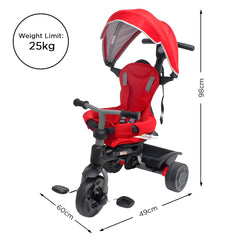 Veebee Explorer 3-stage Kids Trike With Canopy - Red Baby & Kids > Stroller V240-T0090 Online Furniture