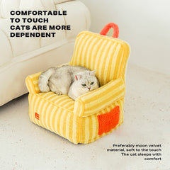 Washable Pet Cat Dog Puppy Sofa Plush Warm Couch Removable Cover Cat Bed Sofa Pet Care > Dog Supplies V488-Z1B00111 Online Furniture