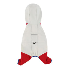 Waterproof Dog Raincoat with Hidden Leash Hole - Windproof and Comfortable for Outdoor Walks, Size:S (Back Length 20cm/7.87in, Bra 31cm/12.20in) White Pet Care > Dog Supplies > Dog Apparel V888-ELOSUNG10473 Online Furniture