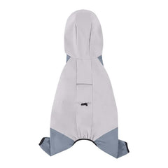 Waterproof Dog Raincoat with Hidden Leash Hole - Windproof and Comfortable for Outdoor Walks, Size:XL (Back Length 35cm/13.77in, Bra 49cm/19.29in) Grey Pet Care > Dog Supplies > Dog Apparel V888-ELOSUNG10484 Online Furniture