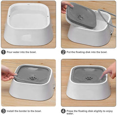 YES4PETS 1 x Medium Pet No Spill Feeder Bowl Dog Cat Puppy slow food Interactive Dish Dispenser Pet Care > Dog Supplies V278-1-X-KLW-07-NOSPILLBOWL-GR Online Furniture