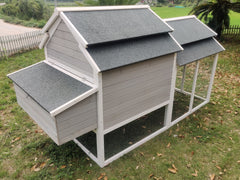 YES4PETS 230 CM XL Chicken Coop Rabbit Hutch Guinea Pig Cage Ferret House Pet Care > Coops & Hutches > Small Animal Habitats & Cages V278-NOVA-GR-COOP Online Furniture