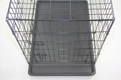 YES4PETS 24' Portable Foldable Dog Cat Rabbit Collapsible Crate Pet Cage with Cover Mat Pet Care > Dog Supplies V278-CR24-W-COVER-BK-MAT Online Furniture