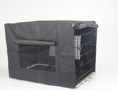 YES4PETS 36' Portable Foldable Dog Cat Rabbit Collapsible Crate Pet Cage with Cover Pet Care > Dog Supplies V278-CR36-W-COVER-BK Online Furniture