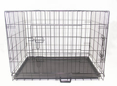 YES4PETS 36' Portable Foldable Dog Cat Rabbit Collapsible Crate Pet Cage with Cover Pet Care > Dog Supplies V278-CR36-W-COVER-BK Online Furniture