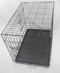 YES4PETS 36' Portable Foldable Dog Cat Rabbit Collapsible Crate Pet Cage with Cover Pet Care > Dog Supplies V278-CR36-W-COVER-BK Online Furniture