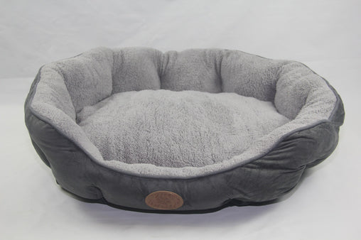 YES4PETS Blue / Grey Washable Fleece  Soft Pet Dog Puppy Cat Bed-Large Pet Care > Cat Supplies V278-TFRO3-L_BLUE Online Furniture