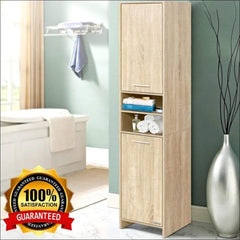 185cm Bathroom Cabinet Tallboy Furniture Toilet Storage Laundry - ozily