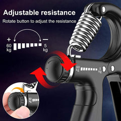 2 Pack Adjustable Hand Grip Strengthener for Hand Grip Strength and Wrist Rehabilitation (Resistance 5-60 kg) Sports & Fitness > Fitness Accessories V178-65579 Online Furniture