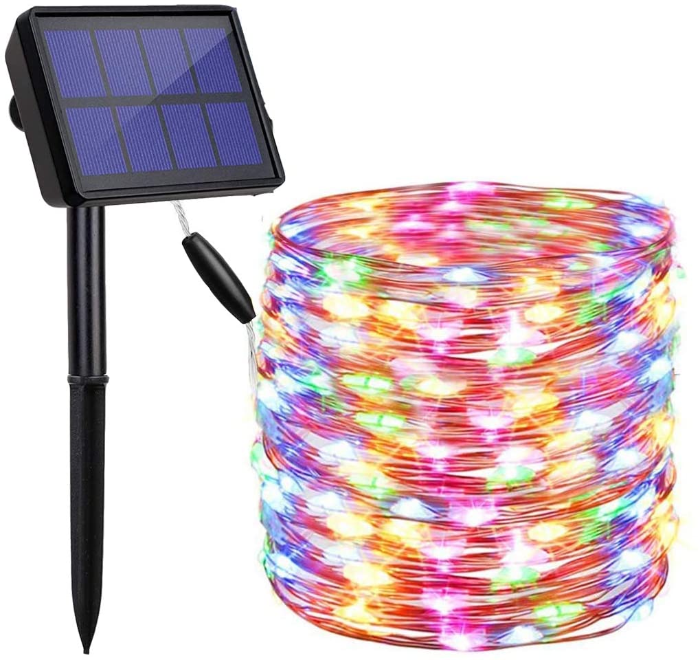 20m 200 LED Solar Powered Outdoor Lights with 8 Lighting Modes and Waterproof for Home,Garden and Decoration Home & Garden > Garden Lights V178-14735 Online Furniture