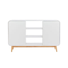 Merlin White Modern Retro Sideboard Buffet Table - ozily