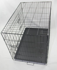 30' Portable Foldable Dog Cat Rabbit Collapsible Crate Pet Cage with Cover Pet Care > Dog Supplies V278-CR30-W-COVER-BK Online Furniture