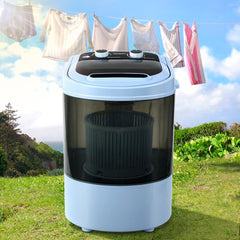 3KG Mini Portable Washing Machine Shoes Wash Top Load Spin Camp Caravan - ozily