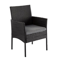 4 Seater Wicker Outdoor Lounge Set - Black Furniture > Outdoor V264-OTF-529S-BLK Online Furniture