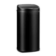 58L Motion Sensor Rubbish Bin - Black - ozily