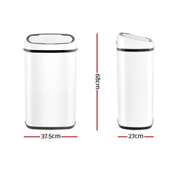 58L Sensor Bin White - ozily