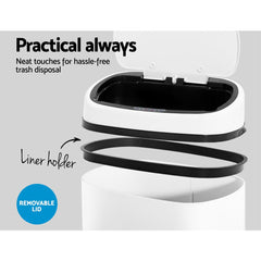 58L Sensor Bin White - ozily