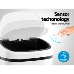 58L Sensor Bin White - ozily