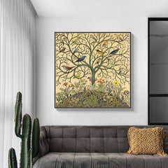 60cmx60cm Tree Of Life Black Frame Canvas Wall Art Home & Garden > Wall Art V207-1344 Online Furniture