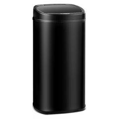 68L Motion Sensor Rubbish Bin - Black - ozily