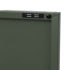 ArtissIn Base Metal Locker Storage Shelf Organizer Cabinet Buffet Sideboard Green - ozily