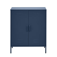 ArtissIn Buffet Sideboard Locker Metal Storage Cabinet - SWEETHEART Blue - ozily