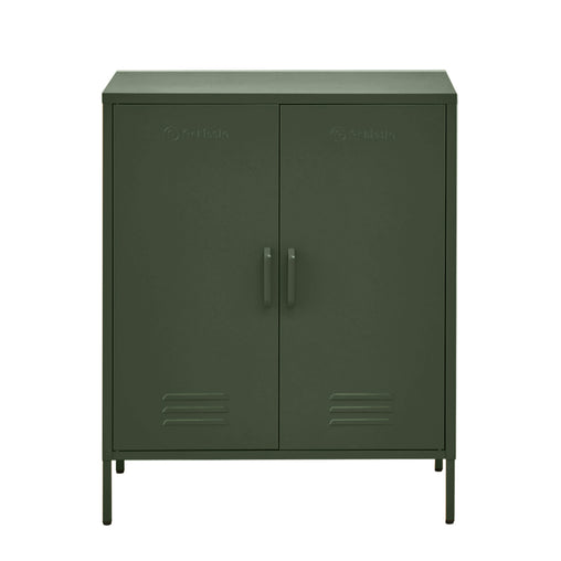 ArtissIn Buffet Sideboard Locker Metal Storage Cabinet - SWEETHEART Green - ozily