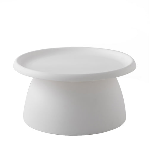 ArtissIn Coffee Table Mushroom Nordic Round Large Side Table 70CM White - ozily