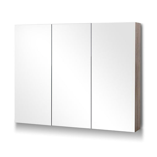Cefito Bathroom Vanity Mirror with Storage Cabinet - Natural - ozily