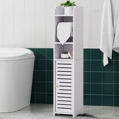 Artiss Bathroom Cabinet Toilet Roll Holder Tissue Organizer 3 Tier Floor Cabinet - ozily