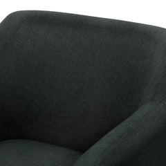 Aston Tub Accent Chair Charcoal - ozily