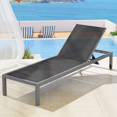 Gardeon Sun Lounge Outdoor Lounger Aluminium Folding Beach Chair Wheels Patio - ozily