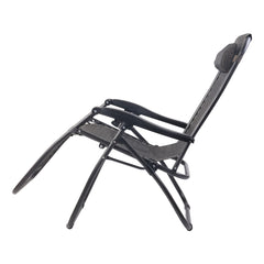 Gardeon 2PC Zero Gravity Chair Folding Outdoor Recliner Adjustable Sun Lounge Camping Beige - ozily