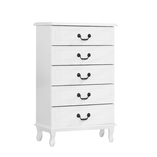 Artiss Chest of Drawers Tallboy Dresser Table Bedside Storage Cabinet Bedroom - ozily