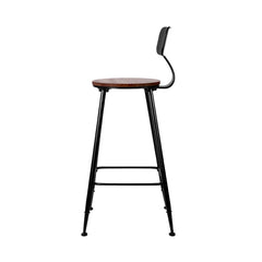Artiss 4x Vintage Industrial Bar Stool Retro Barstools Dining Chairs Kitchen - ozily