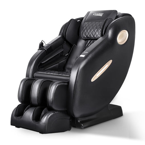 Livemor Electric Massage Chair SL Track Full Body Air Bags Shiatsu Massaging Massager - ozily