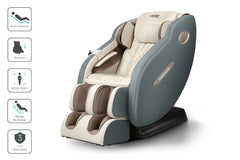 Livemor Electric Massage Chair Recliner SL Track Shiatsu Heat Back Massager - ozily