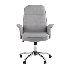 Artiss Fabric Office Chair Grey - ozily