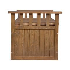 Gardeon Outdoor Storage Box Wooden Garden Bench 128.5cm Chest Tool Toy Sheds XL - ozily