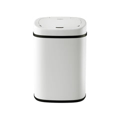 Devanti 82L Motion Sensor Bin Rubbish Waste Automatic Trash Can Kitchen White - ozily