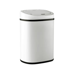 Devanti 82L Motion Sensor Bin Rubbish Waste Automatic Trash Can Kitchen White - ozily