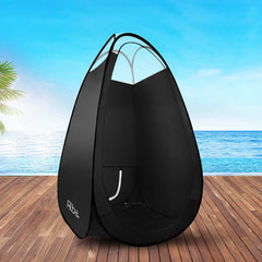 Portable Pop Up Tanning Tent - Black - ozily