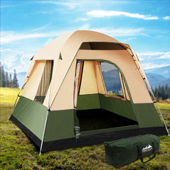 Weisshorn Family Camping Tent 4 Person Hiking Beach Tents - ozily