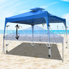 Arcadia Furniture 3M x 3M Outdoor Folding Tent - Navy - ozily